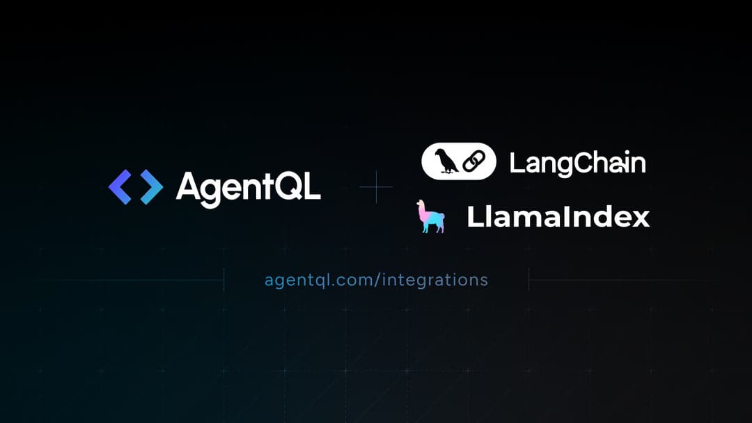 AgentQL Enters the Agentic World with Langchain and LlamaIndex